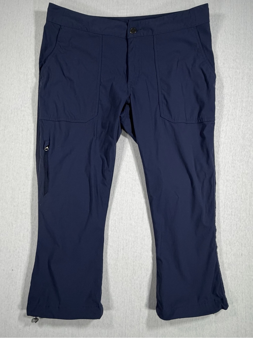 Columbia Women’s Size 10 Navy Blue Stretch Hiking Capri Pants Nylon Outdoor